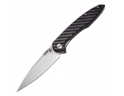 CJRB Centros Flipper Folding Knife, D2, Carbon Fiber, J1905CF - Click Image to Close