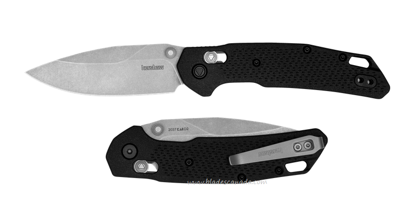 Kershaw Heist Folding Knife, D2 SW, GFN Black, K2037