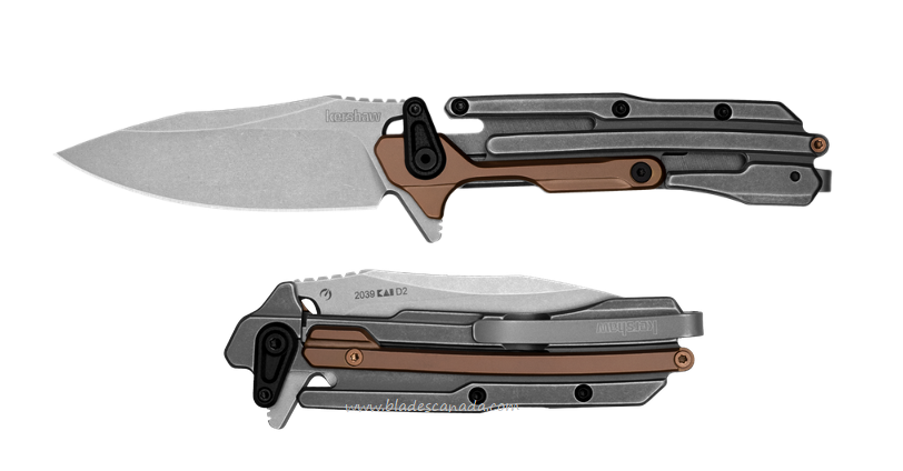 Kershaw Frontrunner Framelock Folding Knife, D2 SW, G10/Steel, K2039