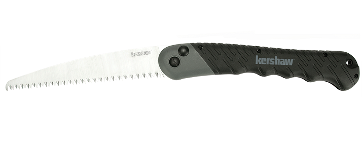 Kershaw Taskmaster Folding Saw, High Carbon Steel, GFN Black, K2555