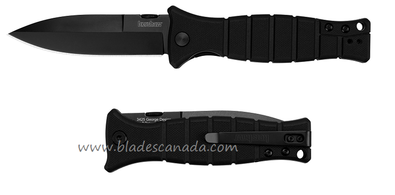 Kershaw XCOM Folding Knife, GFN Black, K3425 - Click Image to Close