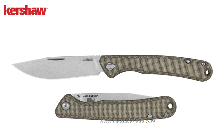 Kershaw Federalist Folding Knife, CPM 154 SW, Micarta Handle, 4320