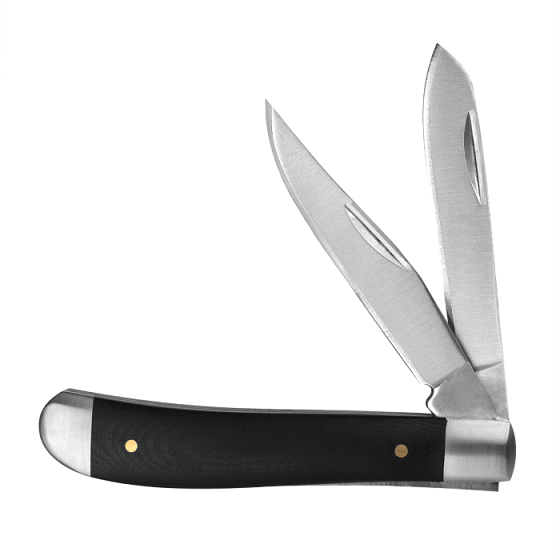 Kershaw Gadsden Traditional Slipjoint Folding Knife, G10 Black, K4381 - Click Image to Close