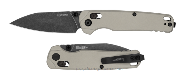 Kershaw Bel Air Folding Knife, CPM MagnaCut Blackwash, Aluminum Cerakote, 6105