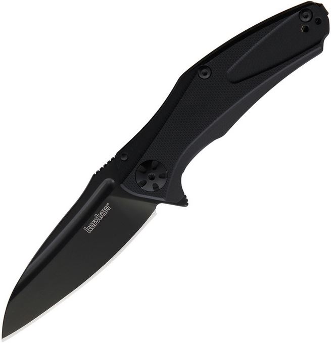 Kershaw Natrix Flipper Framelock Knife, G10 Black, K7006BLK - Click Image to Close