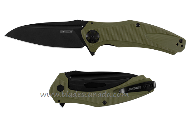 Kershaw Natrix XL Flipper Sub-Frame Folding Knife, G10 OD, K7008OLBLK - Click Image to Close