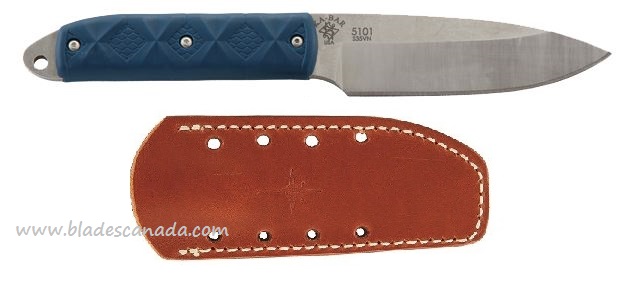 Ka-Bar Snody "Boss" Fixed Blade Knife, S35VN, Leather Sheath, 5101