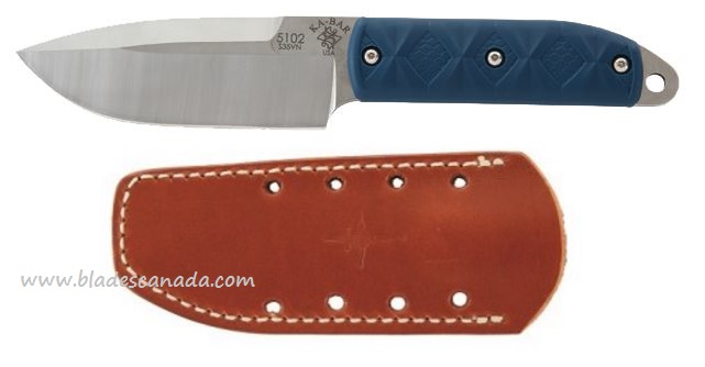 Ka-Bar Snody "Big Boss" Fixed Blade Knife, S35VN, Leather Sheath, Ka5102