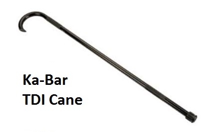Ka-Bar TDI Cane, Aluminum Black, 9406