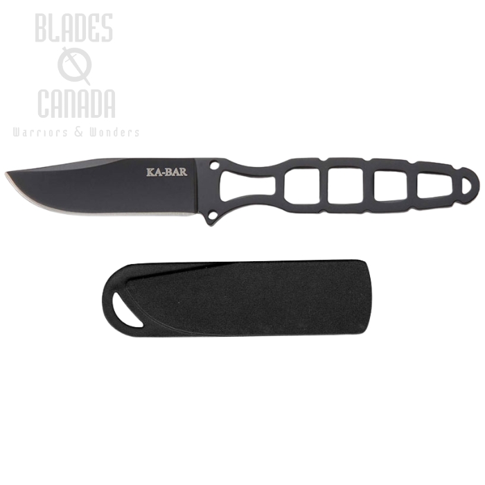 (image for) Ka-Bar 1118BP Fixed Blade Knife, Skeleton Steel, Hard Sheath