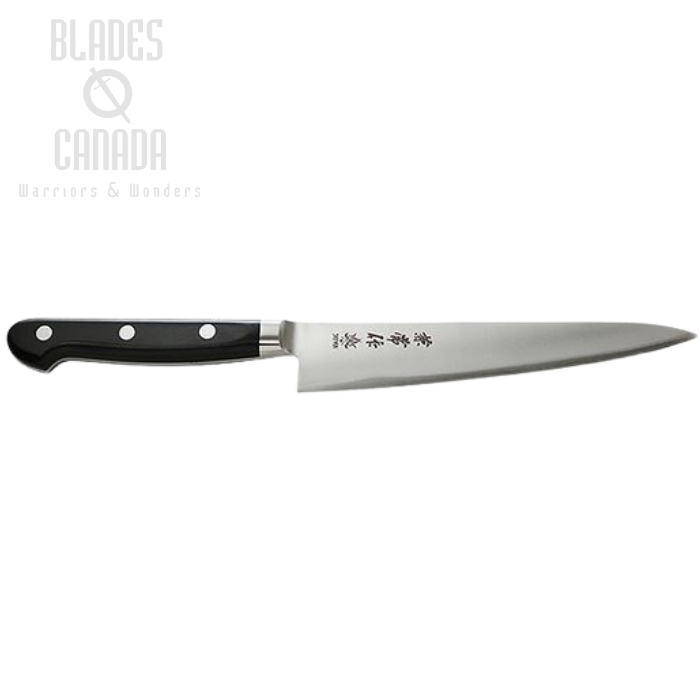 (image for) Kanetsune Kitchen Aogami Petty Utility Knife, Blue Steel, KC-124