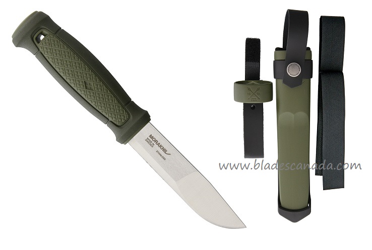 Morakniv Kansbol Outdoor Fixed Blade Knife, Stainless, OD Green, 12645 - Click Image to Close