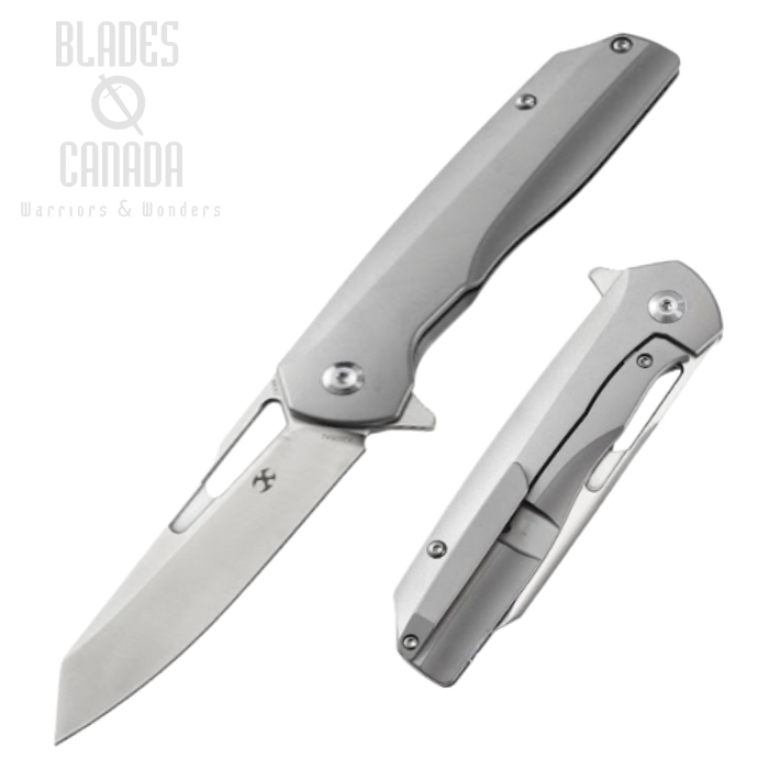 Kansept Shard Framelock Folding Knife, CPM S35VN, Titanium, K1006A1