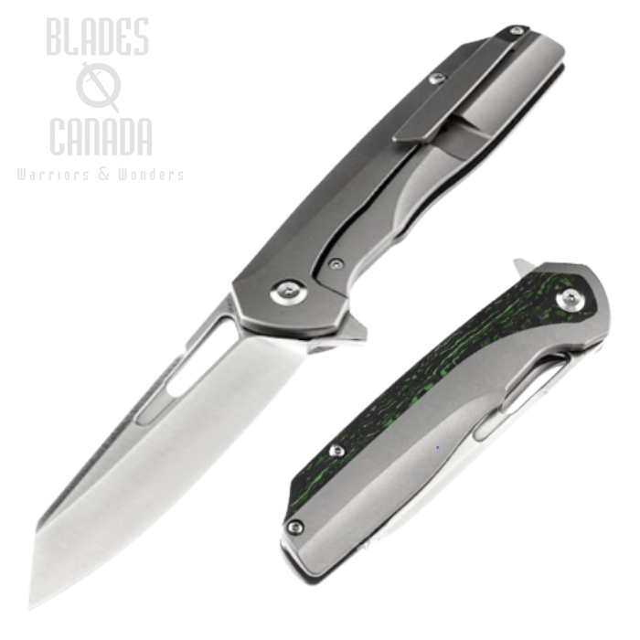 Kansept Shard Left Handed Flipper Framelock Knife, CPM S35VN, Titanium/CF, K1006L6 Kansept Shard Left Handed Flipper Framelock Knife, CPM S35VN, Titanium/CF, K1006L6