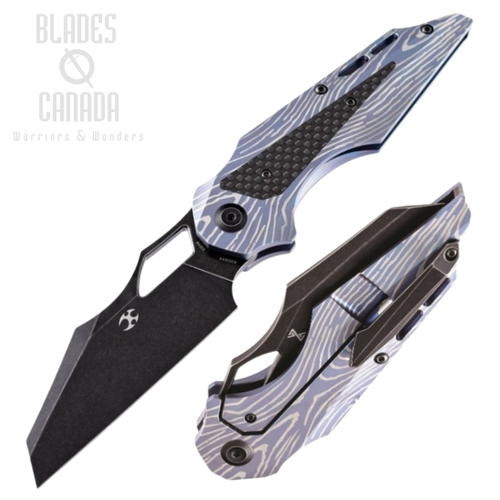 Kansept Genesis Framelock Folding Knife, CPM S35VN, Titanium Lightning/Carbon Fiber, K1010A4 Kansept Genesis Framelock Folding Knife, CPM S35VN, Titanium Lightning/Carbon Fiber, K1010A4