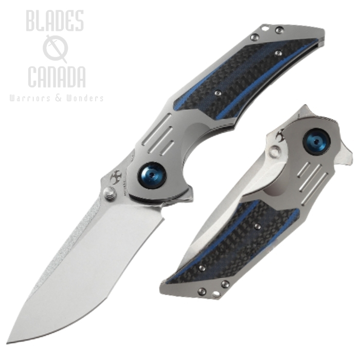 Kansept Delta Flipper Framelock Knife, CPM S35VN, Titanium, K1011A2