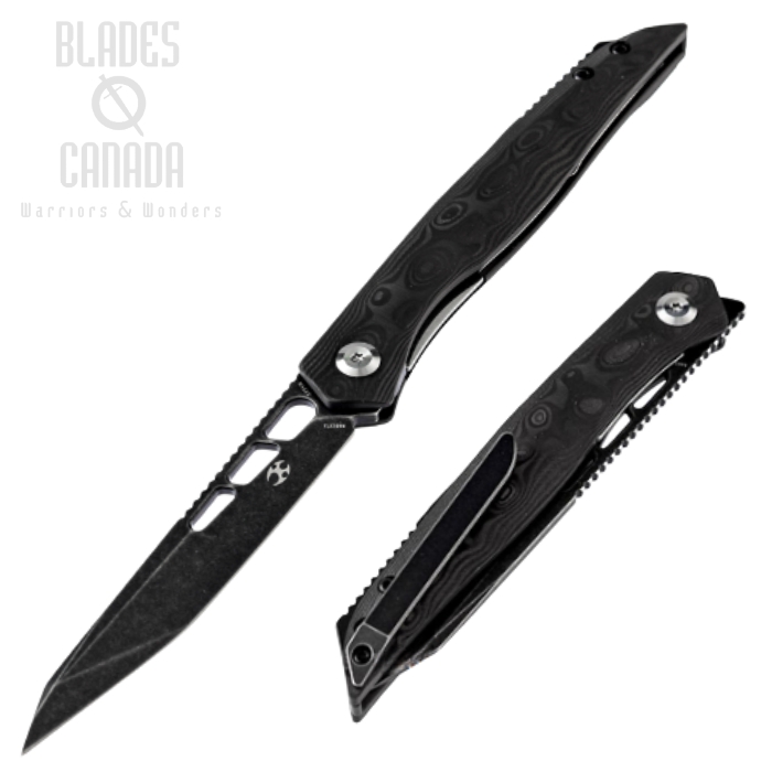 Kansept Lucky Star Flipper Framelock Knife, CPM S35VN, Carbon Fiber, K1013T3