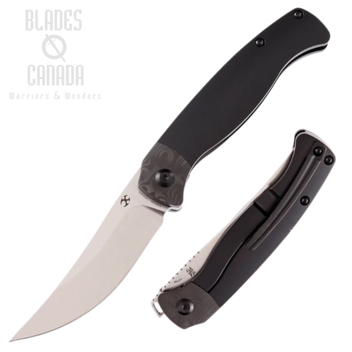 Kansept Mujir Framelock Folding Knife, CPM S35VN, Carbon Fiber/Titanium, K1014A3