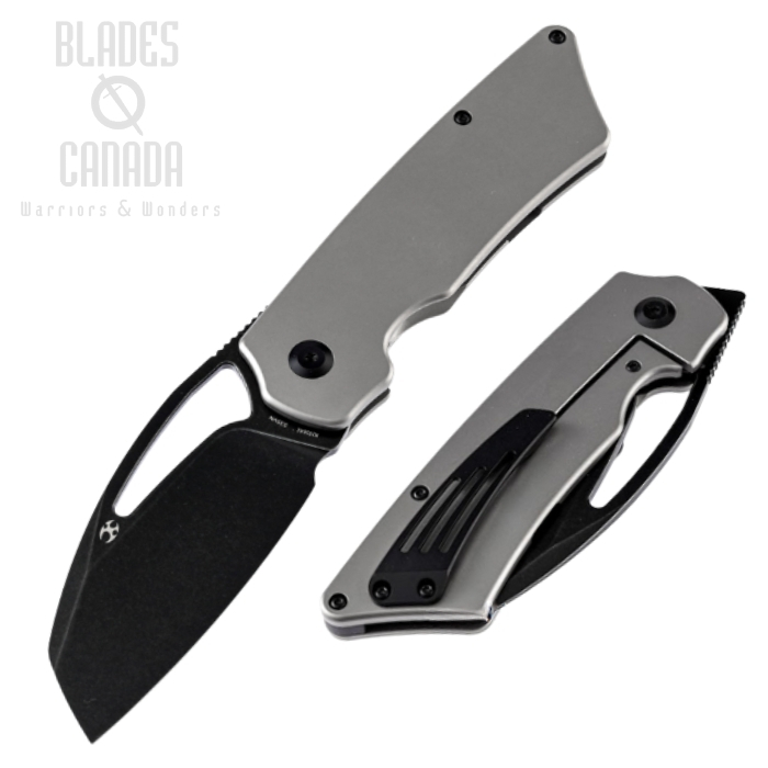 Kansept Goblin XL Flipper Frameock Knife, CPM S35VN Black SW, Titanium, K1016A1 Kansept Goblin XL Flipper Frameock Knife, CPM S35VN Black SW, Titanium, K1016A1