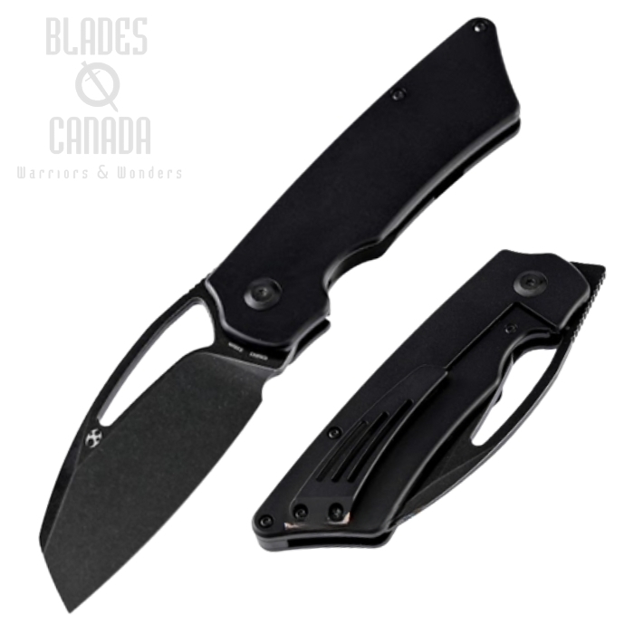 Kansept Goblin XL Flipper Framelock Knife, CPM S35VN Black SW, Titanium Black, K1016A2 Kansept Goblin XL Flipper Framelock Knife, CPM S35VN Black SW, Titanium Black, K1016A2