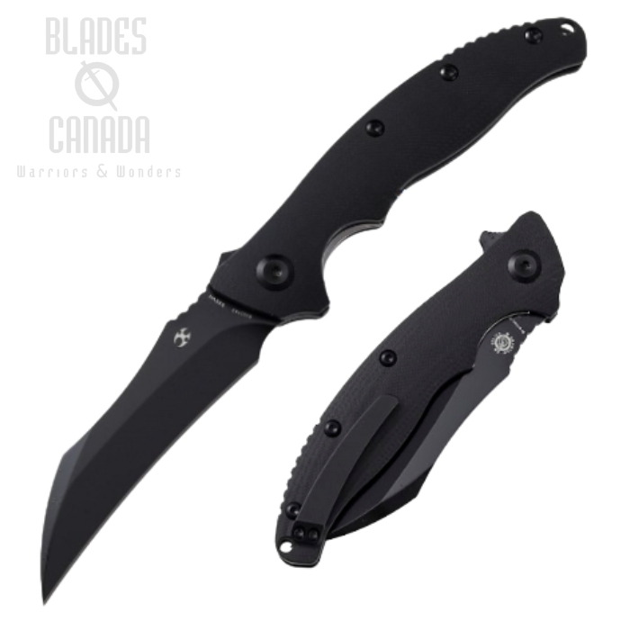 Kansept Copperhead Folding Knife, CPM S35VN, G10 Black, K1017A3