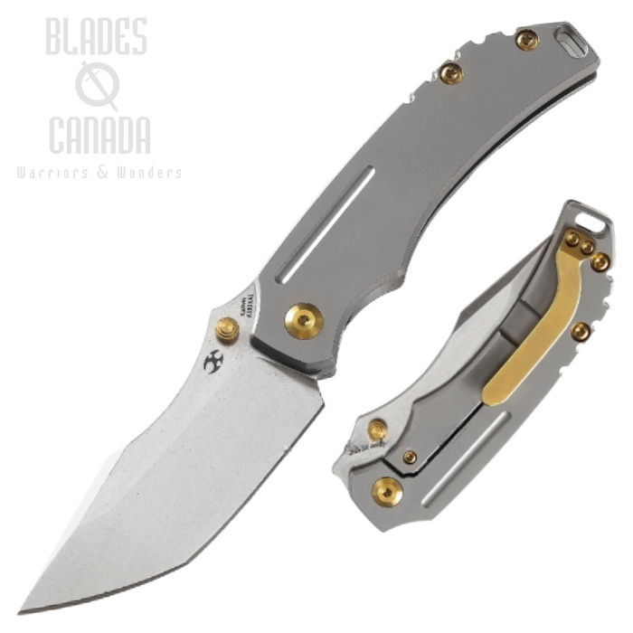 Kansept Pelican EDC Framelock Folding Knife, CPM S35VN, Titanium, K1018A1 Kansept Pelican EDC Framelock Folding Knife, CPM S35VN, Titanium, K1018A1