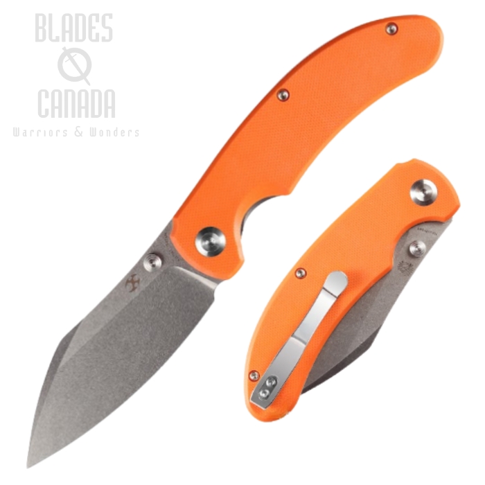 Kansept Nesstreet Folding Knife, CPM S35VN SW, G10 Orange, K1039A5 Kansept Nesstreet Folding Knife, CPM S35VN SW, G10 Orange, K1039A5
