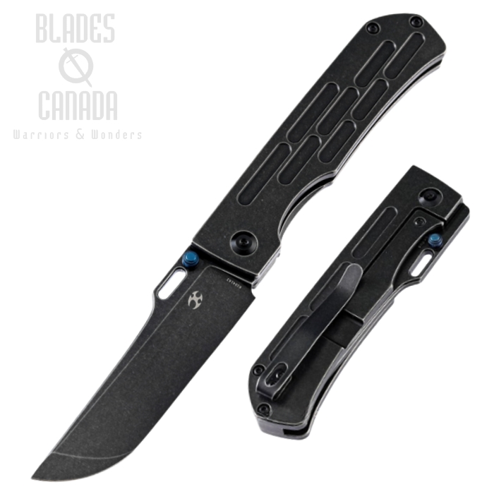 Kansept Reedus Framelock Folding Knife, CPM S35VN Black SW, Titanium Black SW, K1041A1 Kansept Reedus Framelock Folding Knife, CPM S35VN Black SW, Titanium Black SW, K1041A1