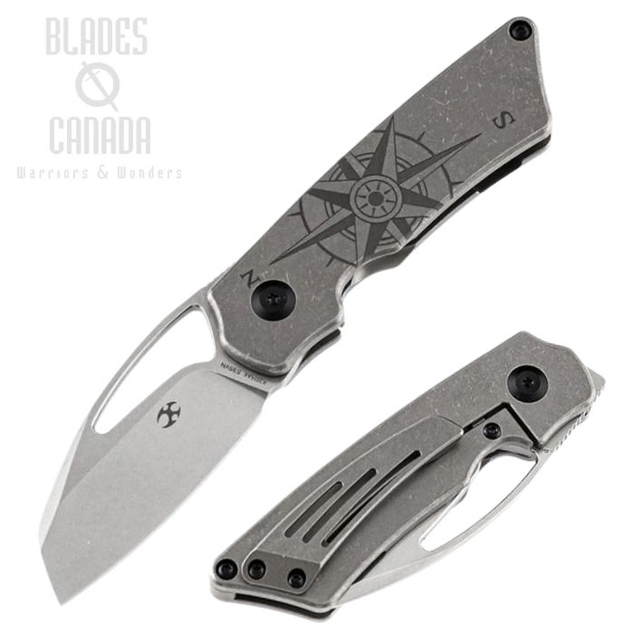 Kansept Goblin Flipper Framelock Knife, CPM S35VN, Titanium, K2016A4 Kansept Goblin Flipper Framelock Knife, CPM S35VN, Titanium, K2016A4