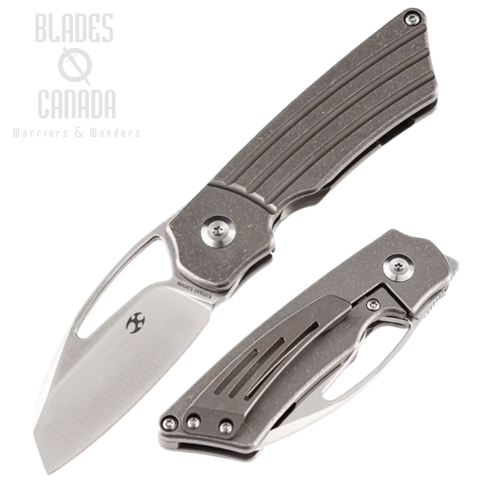 Kansept Goblin Flipper Framelock Knife, CPM S35VN, Titanium, K2016A5 Kansept Goblin Flipper Framelock Knife, CPM S35VN, Titanium, K2016A5