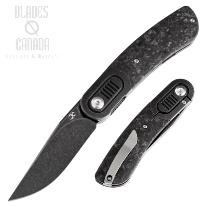 Kansept Reverie Flipper Framelock Knife, CPM S35VN, Carbon Fiber/Titanium, K2025A2 Kansept Reverie Flipper Framelock Knife, CPM S35VN, Carbon Fiber/Titanium, K2025A2