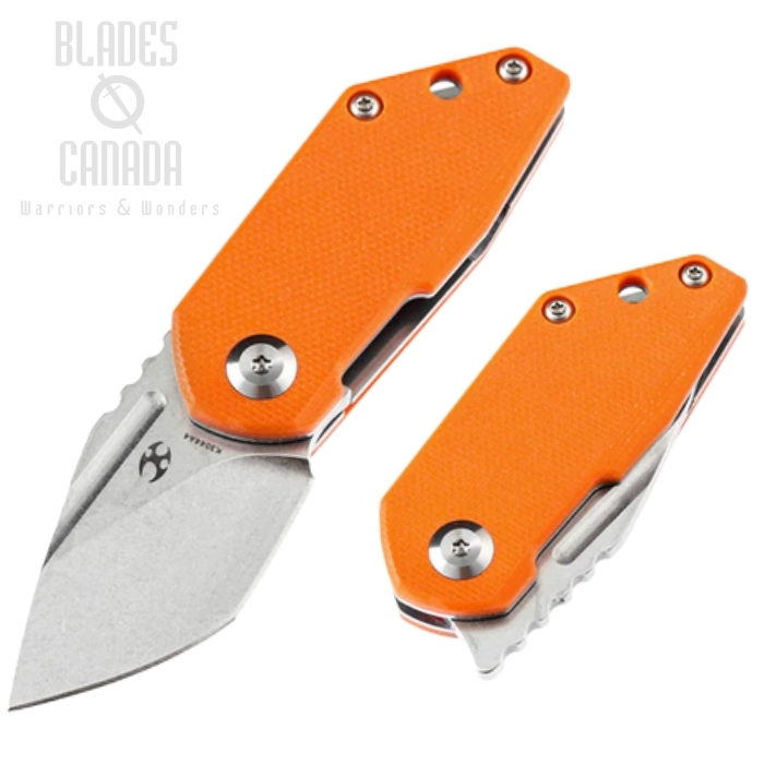Kansept RIO Flipper Folding Knife, M390, G10 Orange, K3044A4 Kansept RIO Flipper Folding Knife, M390, G10 Orange, K3044A4