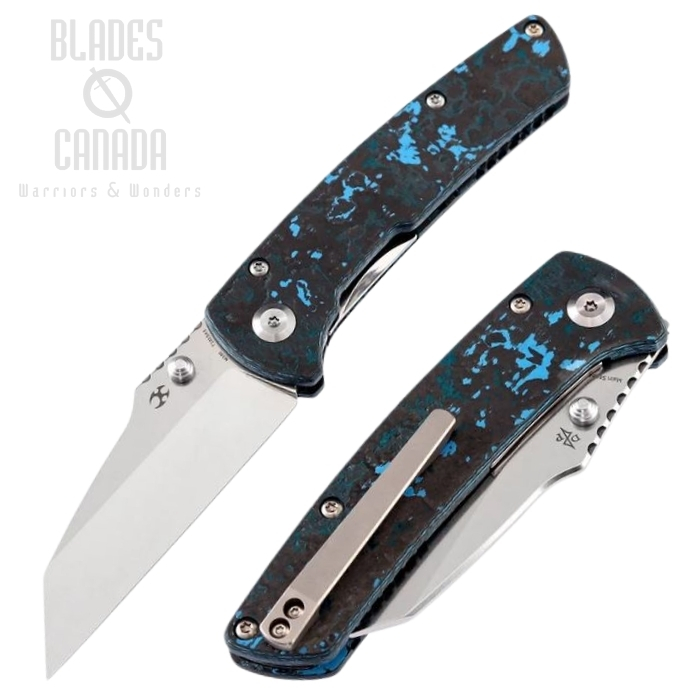 Kansept Main Street Wharncliffe Folding Knife, M390 Steel, Arctic Storm Fat CF, T1015A5 Kansept Main Street Wharncliffe Folding Knife, M390 Steel, Arctic Storm Fat CF, T1015A5