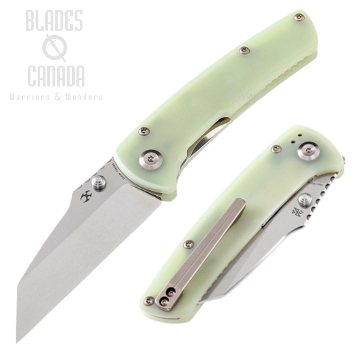 Kansept Main Street Folding Knife, CPM 154CM, G10 Jade, T1015B1 Kansept Main Street Folding Knife, CPM 154CM, G10 Jade, T1015B1