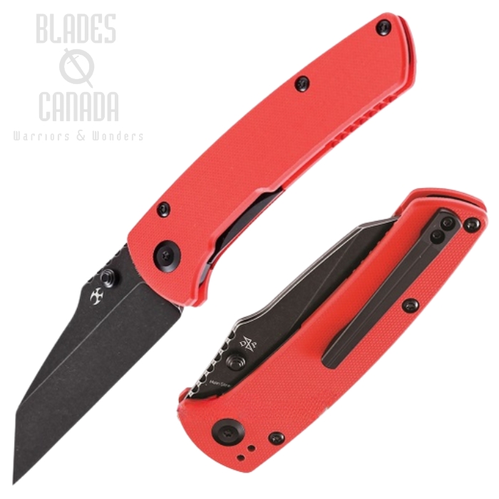 Kansept Main Street Folding Knife, CPM 154CM, G10 Red, T1015B2