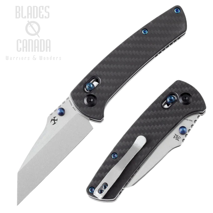 Kansept Main Street Crossbar Lock Folding Knife, 154CM, Carbon Fiber Twill/G10, T1015V4 Kansept Main Street Crossbar Lock Folding Knife, 154CM, Carbon Fiber Twill/G10, T1015V4