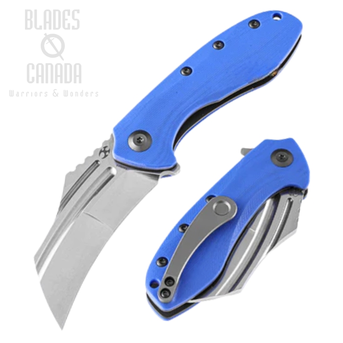 Kansept KTC3 Flipper Folding Knife, 154CM SW, G10 Blue, T1031A3 Kansept KTC3 Flipper Folding Knife, 154CM SW, G10 Blue, T1031A3