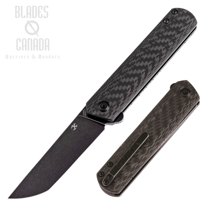 Kansept Foosa Slipjoint Flipper Folding Knife, 154CM, Twill Carbon Fiber, T2020T3 Kansept Foosa Slipjoint Flipper Folding Knife, 154CM, Twill Carbon Fiber, T2020T3