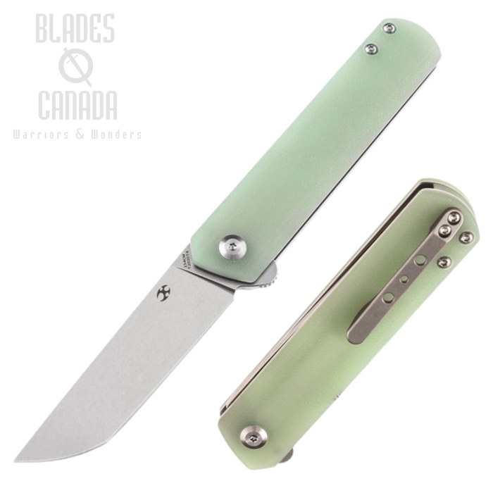 Kansept Foosa Slipjoint Flipper Folding Knife, 154CM, G10 Jade, T2020T4 Kansept Foosa Slipjoint Flipper Folding Knife, 154CM, G10 Jade, T2020T4
