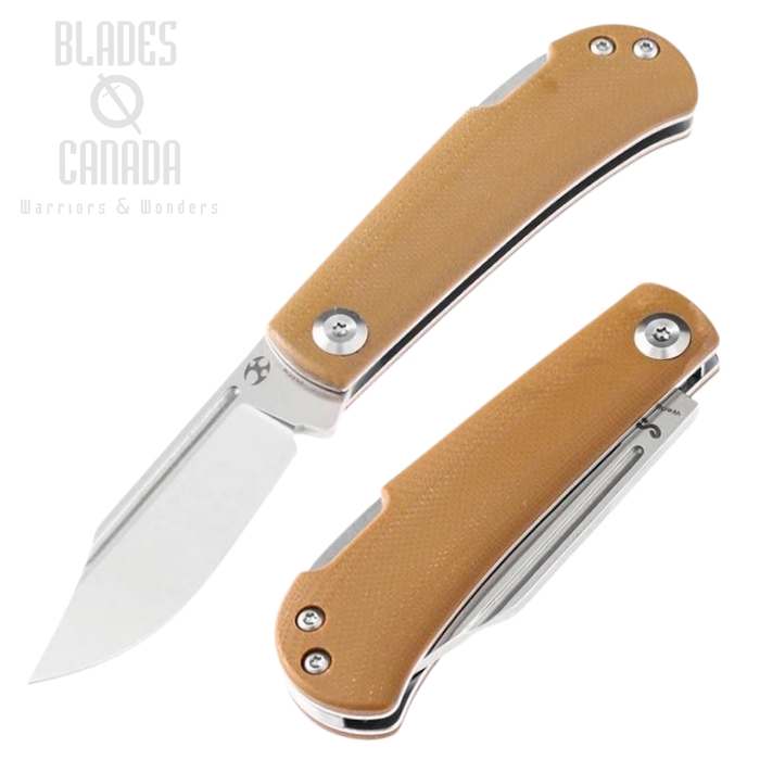 Kansept Wedge Lockback Folding Knife, 154CM, G10 Brown, T2026B9 Kansept Wedge Lockback Folding Knife, 154CM, G10 Brown, T2026B9