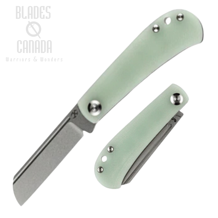 Kansept Bevy Slipjoint Folding Knife, 154CM SW, G10 Jade, T2026F4 Kansept Bevy Slipjoint Folding Knife, 154CM SW, G10 Jade, T2026F4