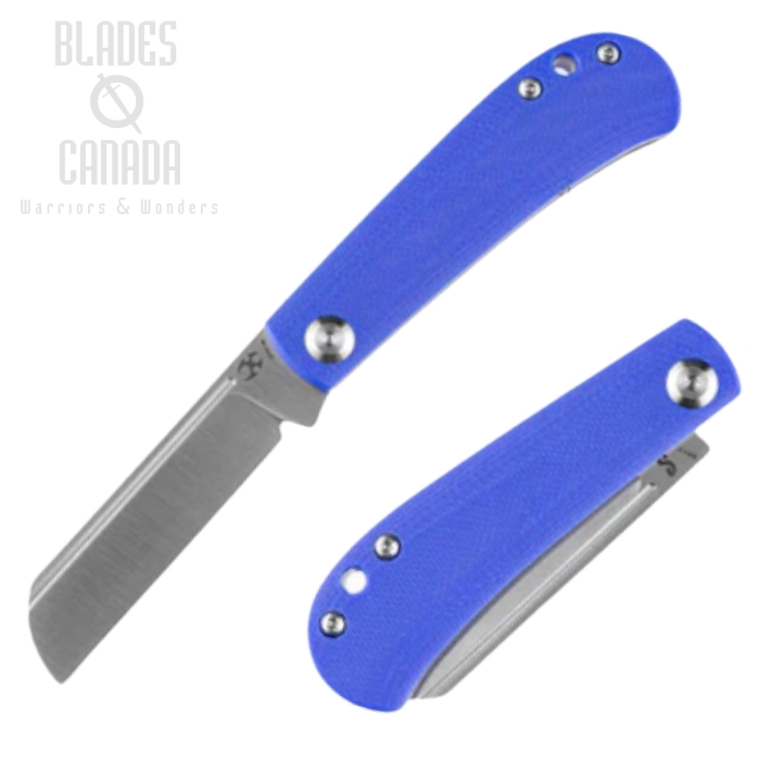 Kansept Bevy Slipjoint Folding Knife, 154CM Satin, G10 Blue, T2026F5 Kansept Bevy Slipjoint Folding Knife, 154CM Satin, G10 Blue, T2026F5