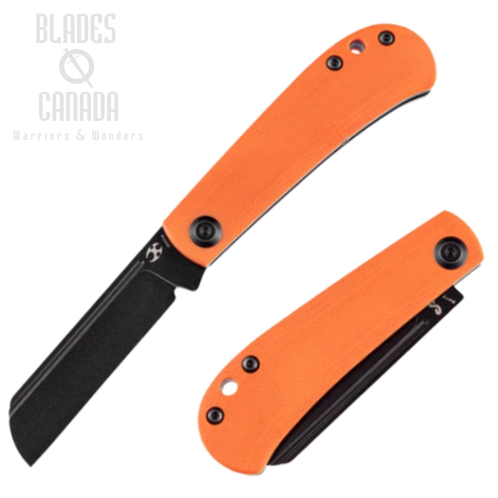 Kansept Bevy Slipjoint Folding Knife, 154CM SW, G10 Orange, T2026F6 Kansept Bevy Slipjoint Folding Knife, 154CM SW, G10 Orange, T2026F6