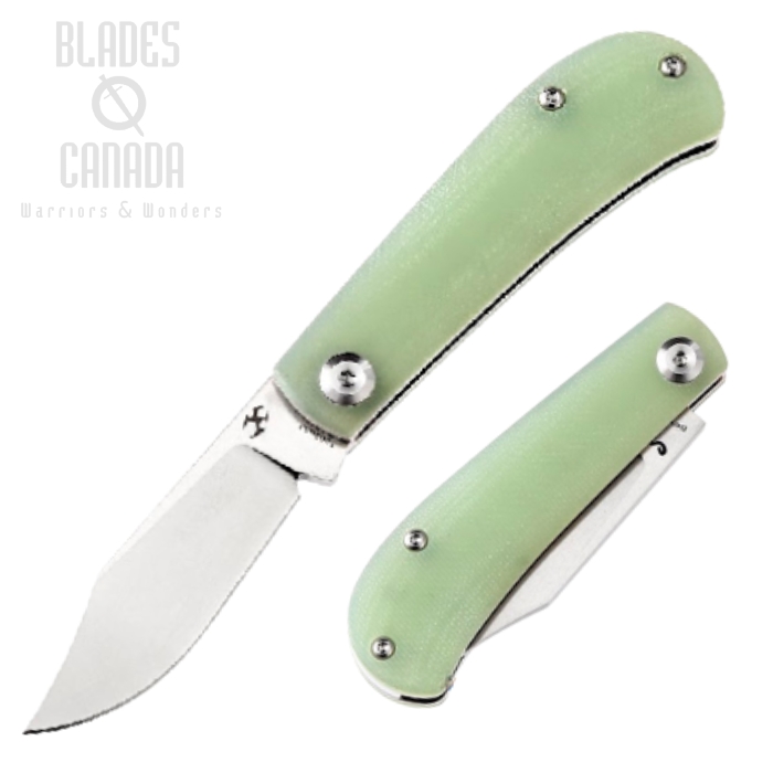 Kansept Bevy SlipJoint Folding Knife, 154CM, G10 Natural Jade, T2026S3 Kansept Bevy SlipJoint Folding Knife, 154CM, G10 Natural Jade, T2026S3