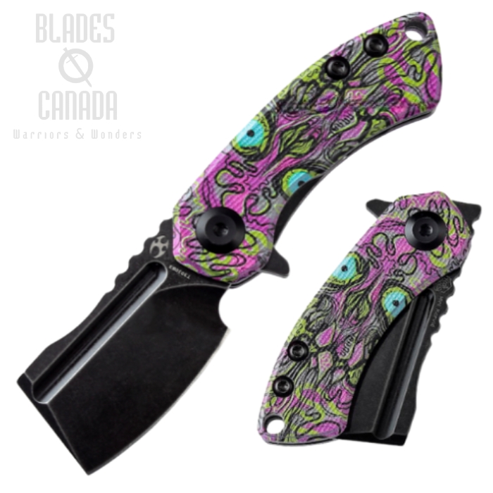 Kansept Mini Korvid Flipper Folding Knife, 154CM Black SW, G10 Undead Purple, T3030B3 Kansept Mini Korvid Flipper Folding Knife, 154CM Black SW, G10 Undead Purple, T3030B3