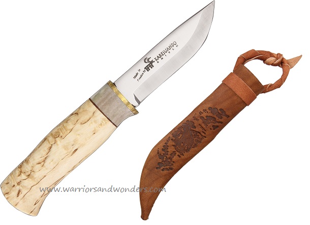 Karesuando Kniven 3507 Moose Special Fixed Blade Knife, Leather Sheath, KAR3507