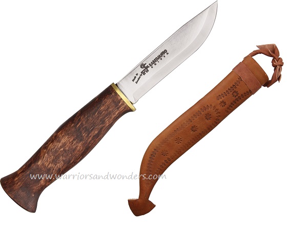 Karesuando Kniven 3520 Eagle Carbon w/ Leather Sheath