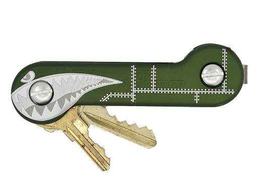 KeyBar Anodized Aluminum Bomber - Green