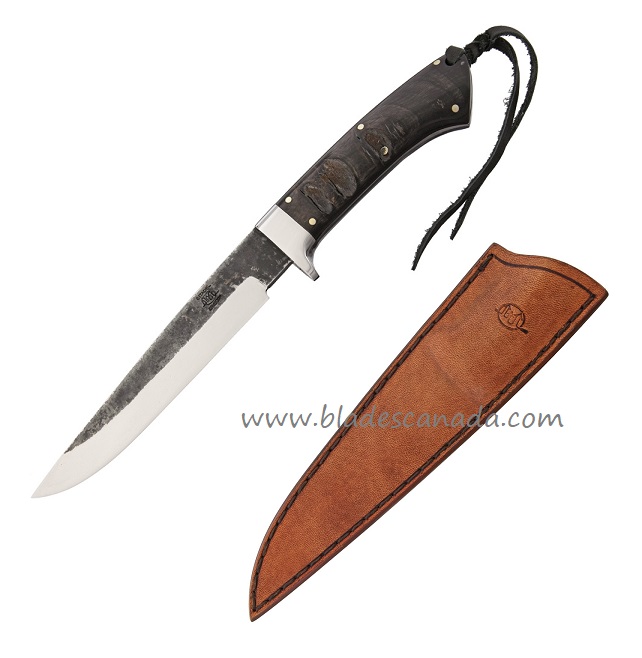 Citadel Baltic 1 Horn Fixed Blade Knife, DNH7 Steel, Water Buffalo Horn, KC4201 - Click Image to Close