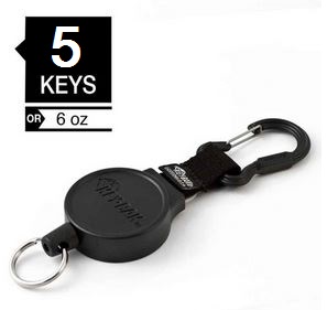 KEY-BAK Carabiner 36" Polyester Cord with Keyring - Click Image to Close